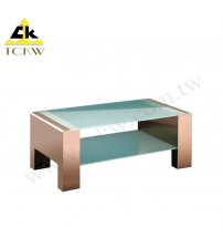 Stainless Steel Living Room Table - Reversed U Shape(CT-U03BRC) 